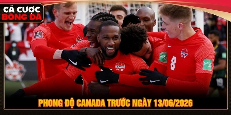 Phong độ Canada trước ngày 13/06/2026 Phong độ Canada trước ngày 13/06/2026