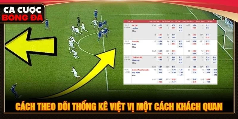 Thống kê kèo việt vị phản ánh diễn biến trong một thời điểm nhất định