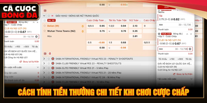 Tính tiền kèo chấp 0.5 trái là gì